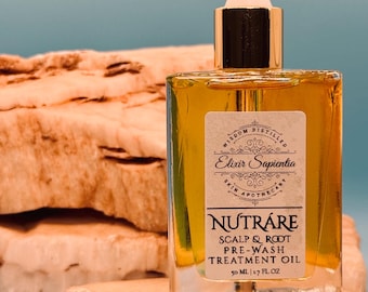 Nutráre Scalp & Root Pre-Wash |  Buildup and Pro-Growth Oil Serum | Vegan Keratin