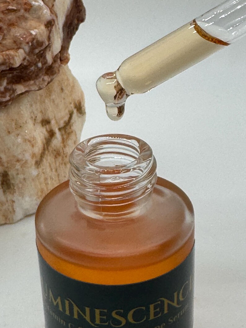 10% Vitamin C Rose Squalane Serum • Sea Buckthorn Antioxidant Facial Oil Bild 5