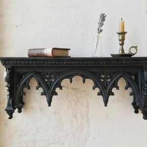 Large Baroque Scroll Console Wall Decoration - The Royal Shadow