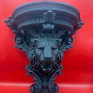 Étagère Lion Baroque : Force Majestueuse