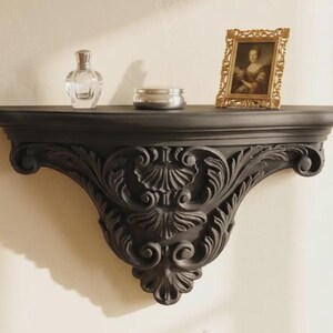 Ornate Baroque Wall Console Shelf
