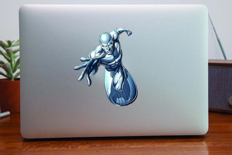 Silver Surfer Sticker Silver Surfer Character Logo Vinyl Decal / Sticker 10 Sizes!! Free ...