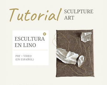 Leçon de sculpture en relief moderne : tutoriel d'art vidéo (guide PDF en espagnol)