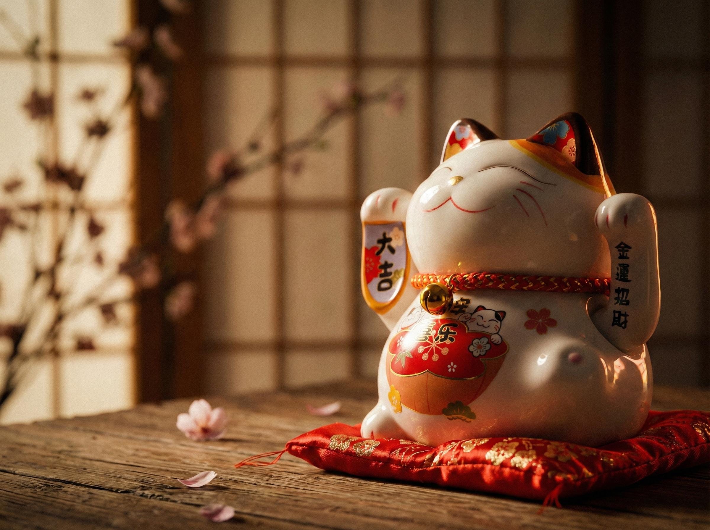 Maneki Neko Lucky Cat – Lunar New Year 2026 Gift – Chinese New