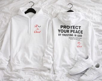 Classic Protect Your Peace Hoodie | Isaiah 26:3 | Fly For Christ