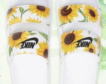 Handpainted Sunflower Sandals