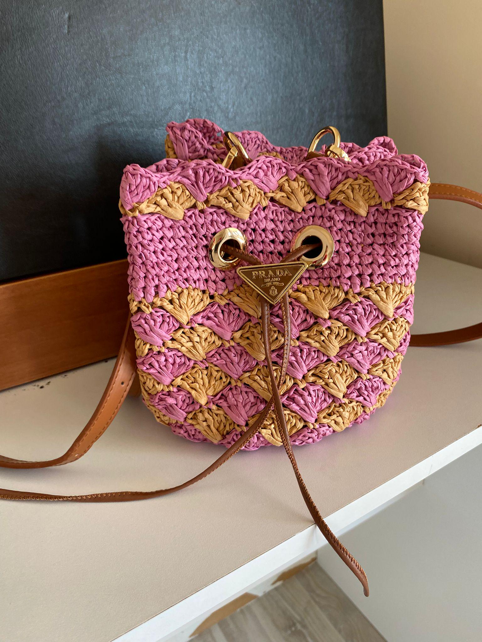 Prada Raffia Tote Pattern