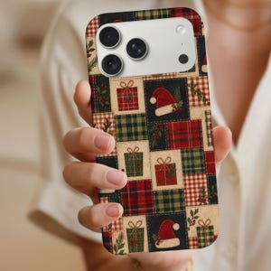 Christmas Patchwork Phone Case for iPhone and Samsung