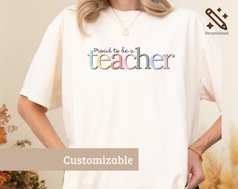 Proud to Be a Teacher Shirt, Vintage Teacher Sweatshirt, Teacher Appreciation Gift, Back to School Teacher Tee, Retro Teacher Shirt