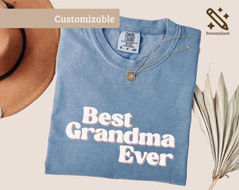 Best Grandma Ever Shirt, Minimalist Grandma T-Shirt, Grandma Gift for Women, Cute Grandmother Shirt, Grandma Crewneck Sweatshirt