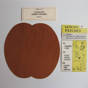 Elbow Patches - Pumpkin Ultrasuede - Set of 2