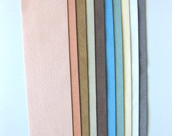 Ultrasuede Soft Strips - 2x8 Inch Pretty Pastel Colors