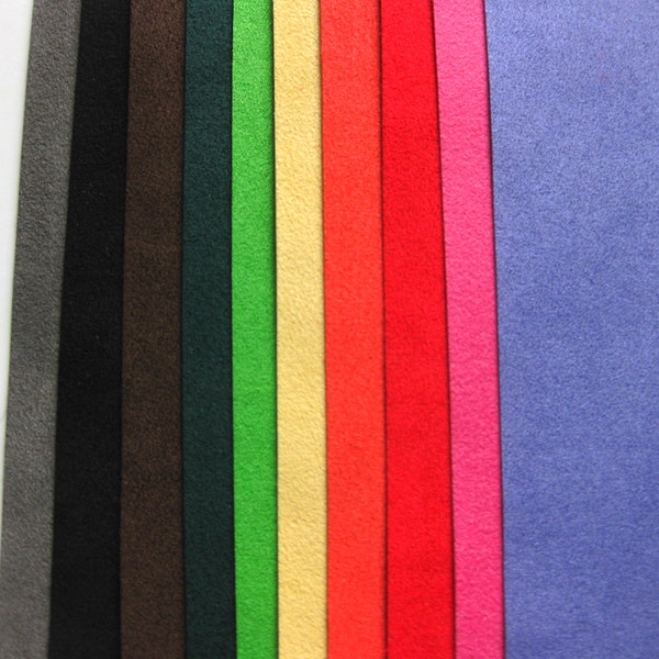 Ultrasuede Soft Strips - 2x8 Inch Beautiful Bold Colors