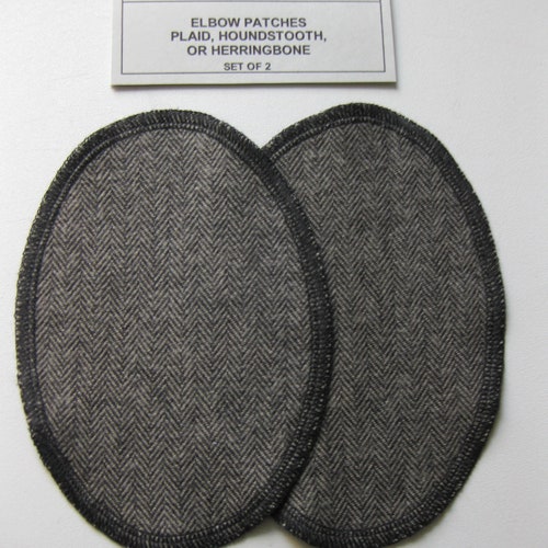 Elbow Patches Dark Gray Ultrasuede Set of 2 Etsy