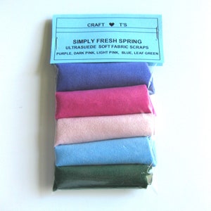 Ultrasuede Simply Fresh Spring Scrap Package
