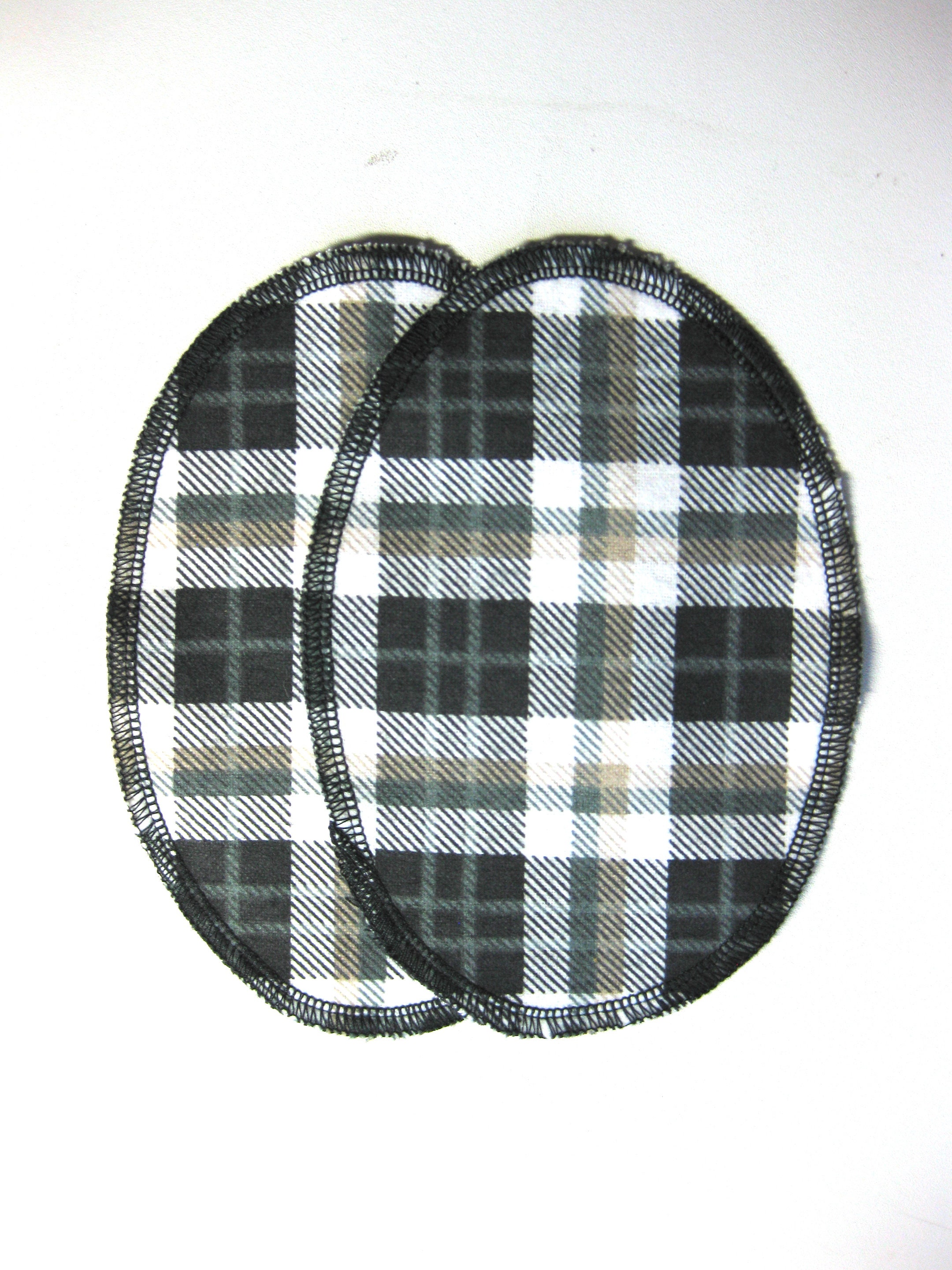 Iron on Patch Set, Knee & Elbow Patches for Kids Pants and Shirts, Red and  Black Buffalo Plaid Fabric, DIY Craft Kit 