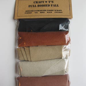 Ultrasuede Full Bodied Fall Scrap Package