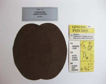 Elbow Patches - Brown Ultrasuede - Set of 2