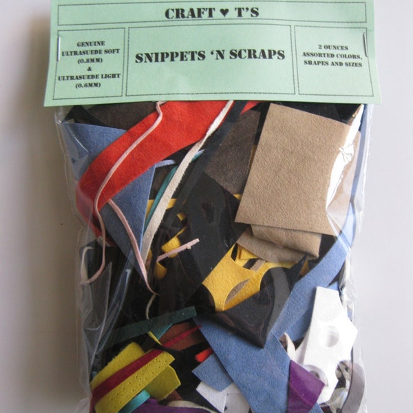 Ultrasuede Snippets 'n Scraps Package