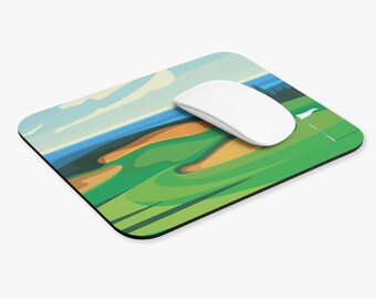 Alfombrilla de ratón con diseño de golf, decoración de oficina, regalo de golf, organizador de escritorio