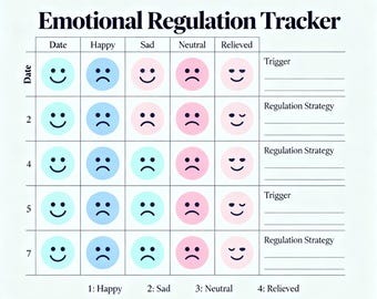 Printable ADHD Worksheet Bundle| Digital PDF Download | Instant download