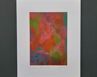 Untitled Abstract II - Original painting - Matted Art - Wall Art - Jen Hardwick