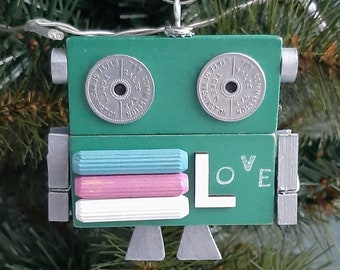 Love - Ornament - Transgender Bot - Found Objects Decor