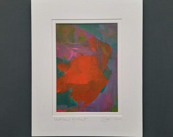 Untitled Abstract - Original Painting - Matted Art - Wall Art - Jen Hardwick