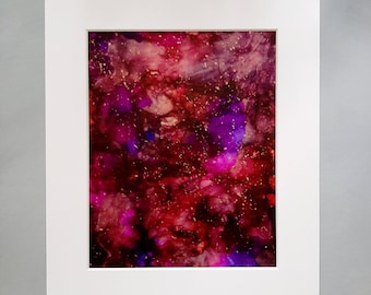 Into the Universe - Alcohol Inks - Original Work - Wall Art - Jen Hardwick