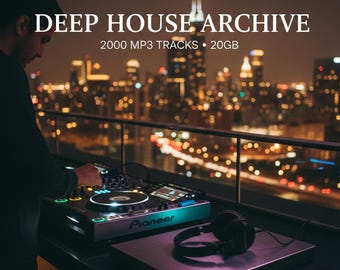 eep House Music Pack 2000 MP3 Tracks | 20GB DJ Download Bundle | Club & Chill House Set | USB Ready Playlist | Producer  DJ Collection
