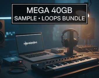 40GB Mega Sample Bundle | 66,992 WAV Loops, One Shots, FX (Digital Download)