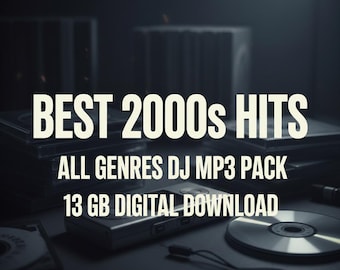 Best 2000s Hits MP3 Pack | All Genres DJ Collection | 2000s Music Archive | 13GB Digital Download
