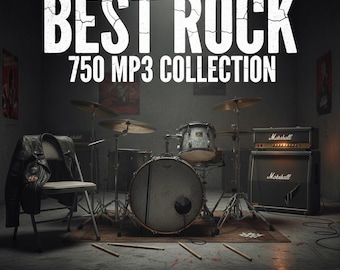 Best Rock MP3 Pack | 750 Classic & Modern Rock Tracks | Ultimate Rock Music Collection | Digital Download