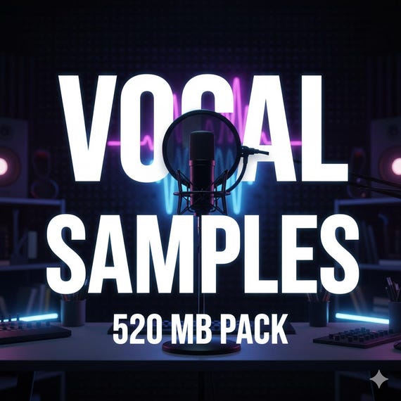 Vocal Samples Pack | 458 WAV Vocal Chops, Phrases & Voice FX | Male Female Vocals for Music Production