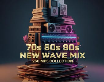 70s 80s 90s New Wave Mix | 260 MP3 Songs | Retro Synth Pop Collection | DJ & Party Music Download