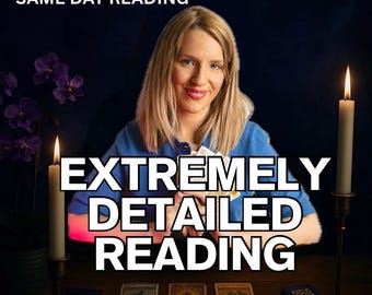 Tarot EXTREMELY DETAILED Same Day Psychic Reading Tarot Reading