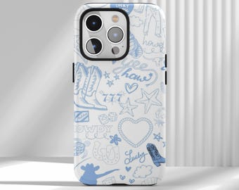 Funda para teléfono con diseño de vaquera costera, estilo bohemio occidental, bonita funda para iPhone 17, 16, 15, 14, 13 y 12 Air Pro Max, Samsung S25, S24 y S22 Ultra