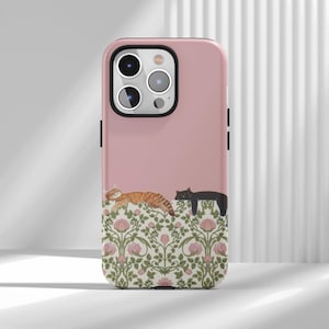 This cozy cat phone case adds a warm and cozy touch to your phone 🐱✨. Its adorable, relaxed cat design creates a soft and comfortable aesthetic. High-quality printing ensures vibrant, long-lasting colors that won't fade, while the sturdy protective structure effectively resists everyday drops and scratches. Its lightweight and comfortable feel makes it an ideal choice for cat lovers and those who appreciate cute, tranquil, and comfortable styles.