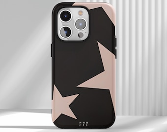 Fashion Star Y2K Hard Shell Handyhülle, Ästhetische Coole Hülle, Mädchen Geschenk, Für iPhone 17 16 15 14 13 12 Air Pro Max Samsung S25 S24 S22 Ultra