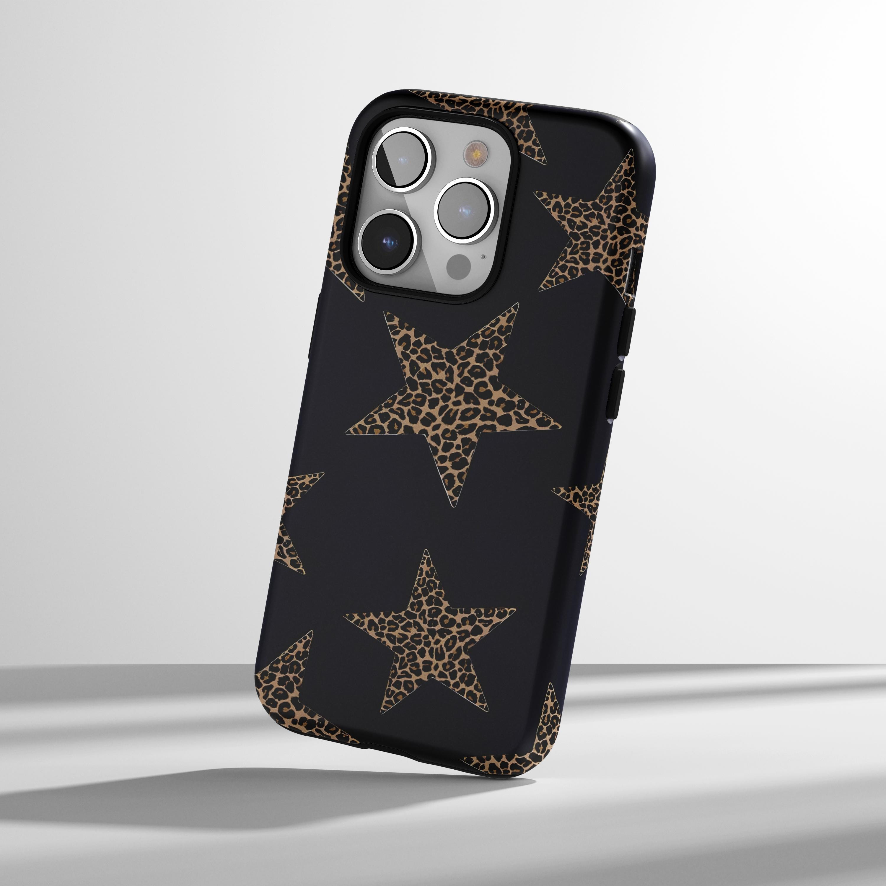 Star Pattern Phone Navy Blue Cheetah-star Pattern Phone Case-sleek Bold Style, Compatible ...