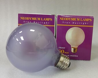 60 Watt True Daylight Frost Neodymium Lamps - 2 Pack
