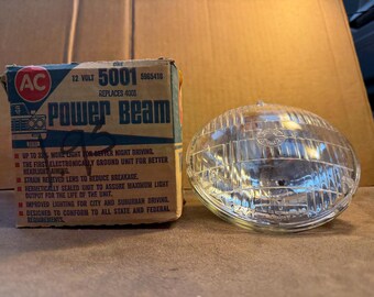 AC Guide Power Beam 5001 12V Sealed Beam Headlight - Brand New