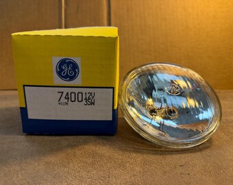 GE 7400 12.8V 35W PAR36 Sealed Beam Lamp - Brand New
