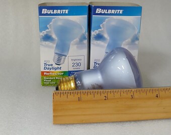 Bulbrite 45w R20 120v True Daylight Reflector Bulb - 2 Pack