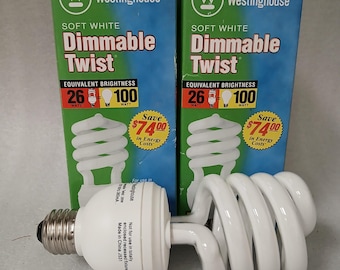 Westinghouse Soft White Dimmable Twist 26w Lightbulb - Dimmable
