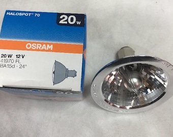 OSRAM / Sylvania 41970FL 20AR70/FL 12V 20W 24* Flood BA15d Base AR70 *NEW