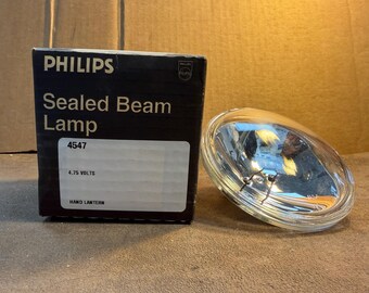 Philips 4547 4.75V 6W PAR36 Sealed Beam Lamp - Brand New
