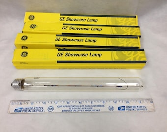 GE 17754 T10 Showcase Light Bulb - 120V 75W Medium E26 Base 4-Pack