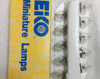 Eiko PR3 Flashlight Bulb P13.5S Miniature Flanged Base 3.6V 0.5A *Box Of Ten Pieces