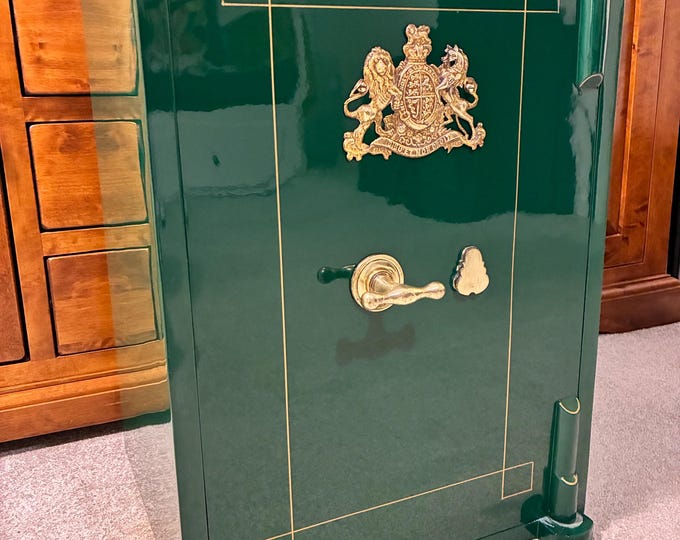 Antique Safe - Industrial Decor - Restored